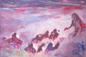 "Después de la inmersión", pinturas