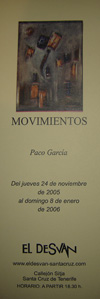 "MOVIMIENTOS", Paco García